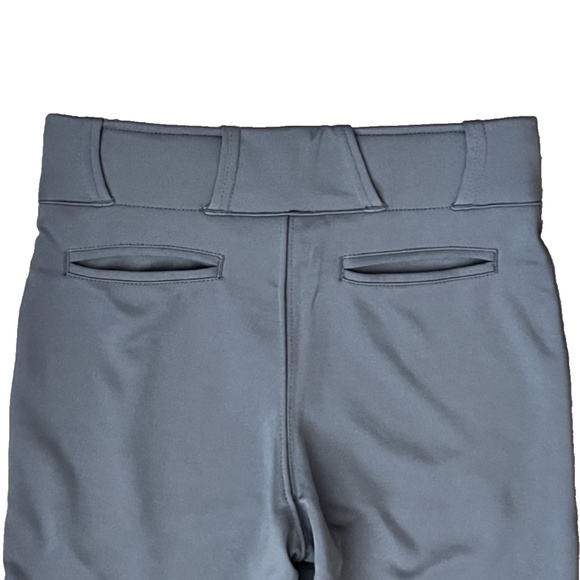 Epic Sports Baseball Pants W/Silicone Waistband Grippers, Gray/Blue Youth Size M - Picture 8 of 10
